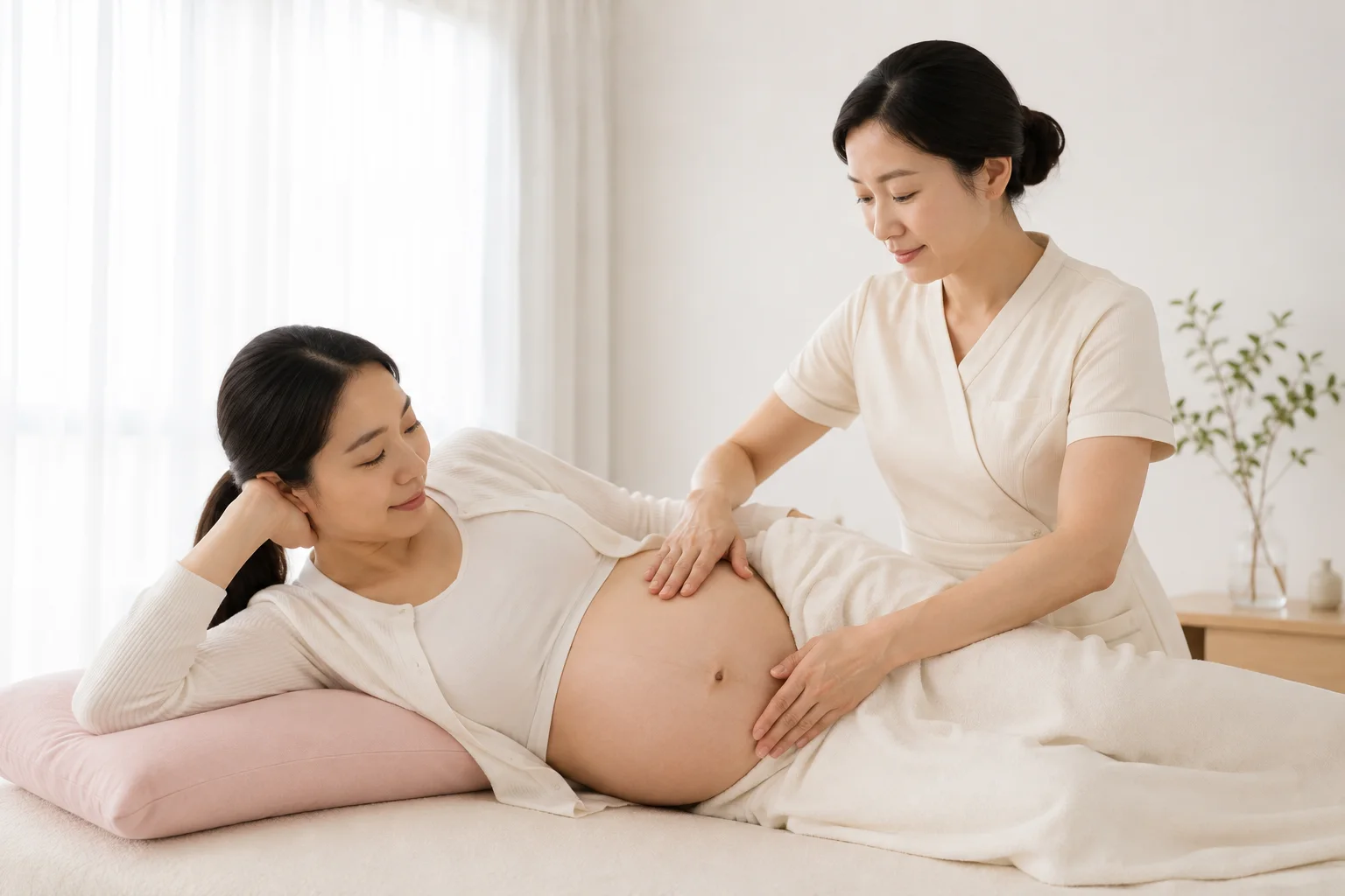 케어를 앞두고 고민하는 임산부