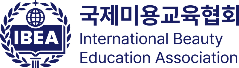 국제미용교육협회 로고